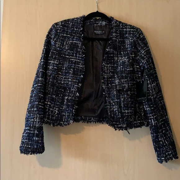 bagatelle Jackets & Blazers - Bagatelle Metallic Women’s Tweed Jacket